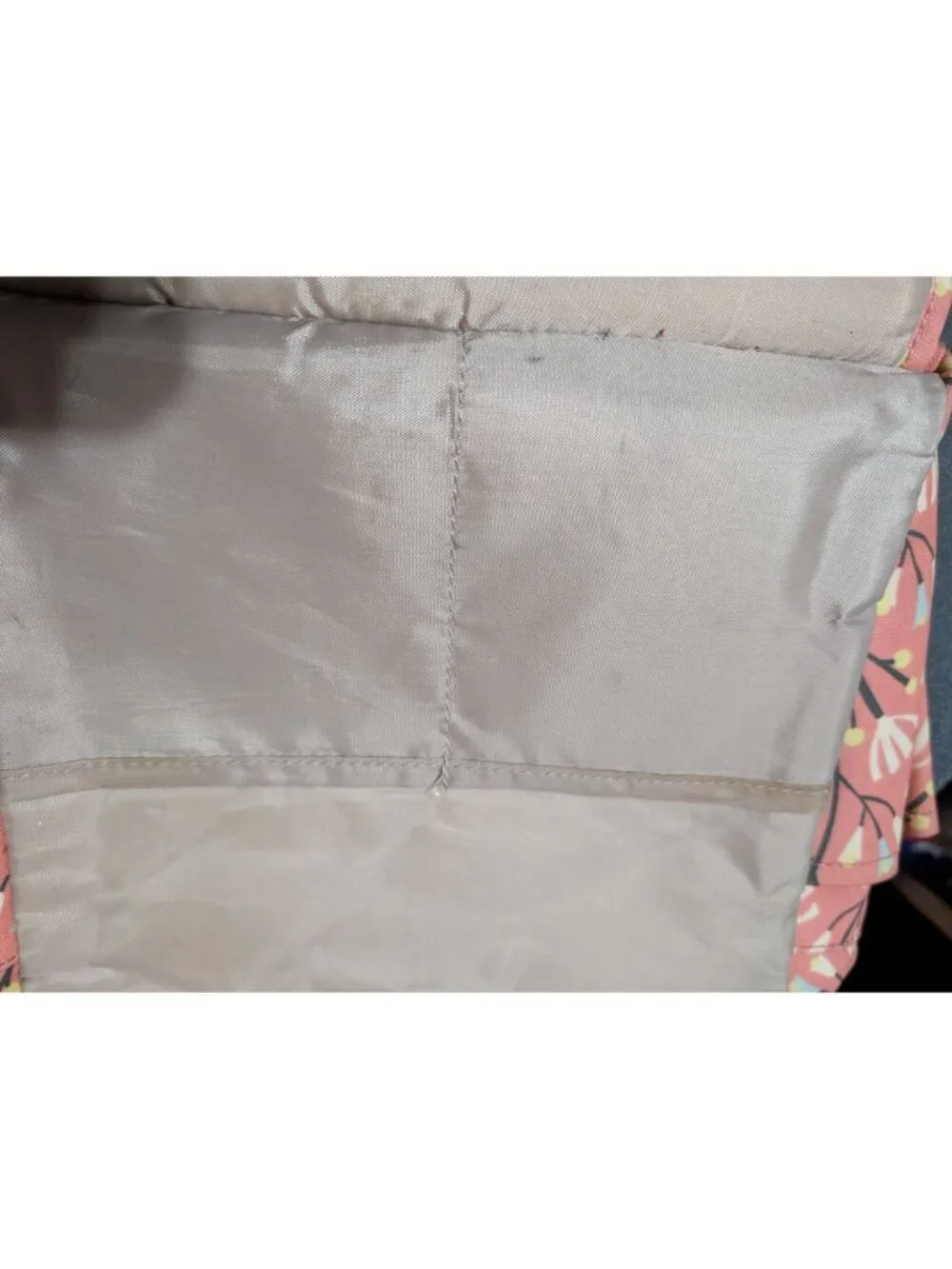 Petunia Pickle Bottom Pink Floral Mini Backpack Diaper Bag With Fold-Out Changin